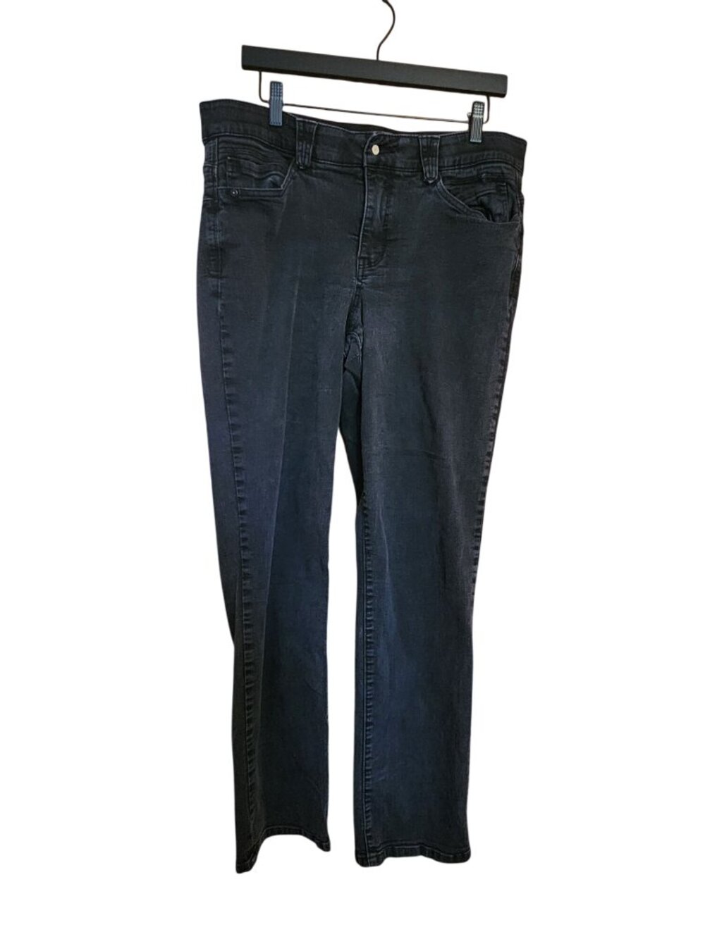 Democracy AB Solution Black Denim Jeans Womens Size 14